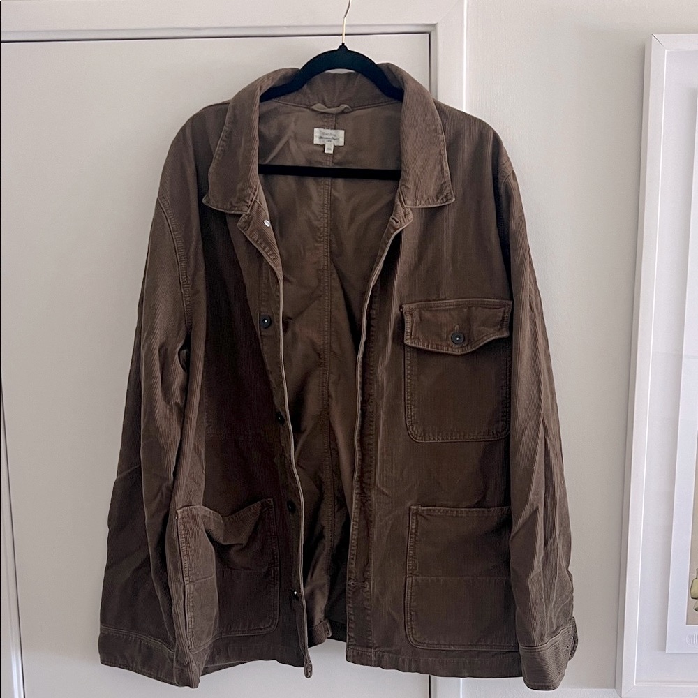 Hartford Men's Dark Brown Military Jacket